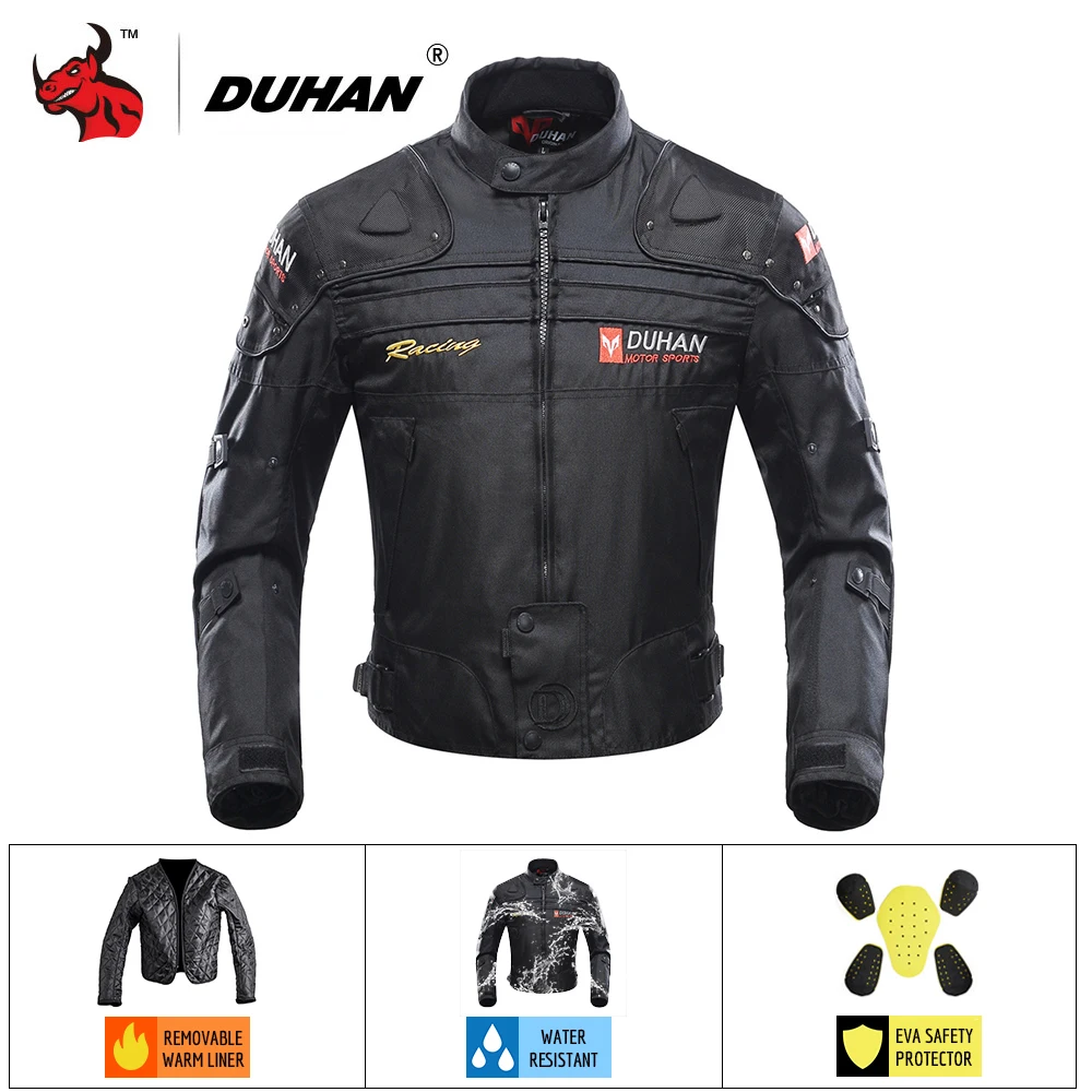 Мотоциклетная куртка DUHAN осенне зимняя ветрозащитная Куртка Jaqueta Motociclista для езды