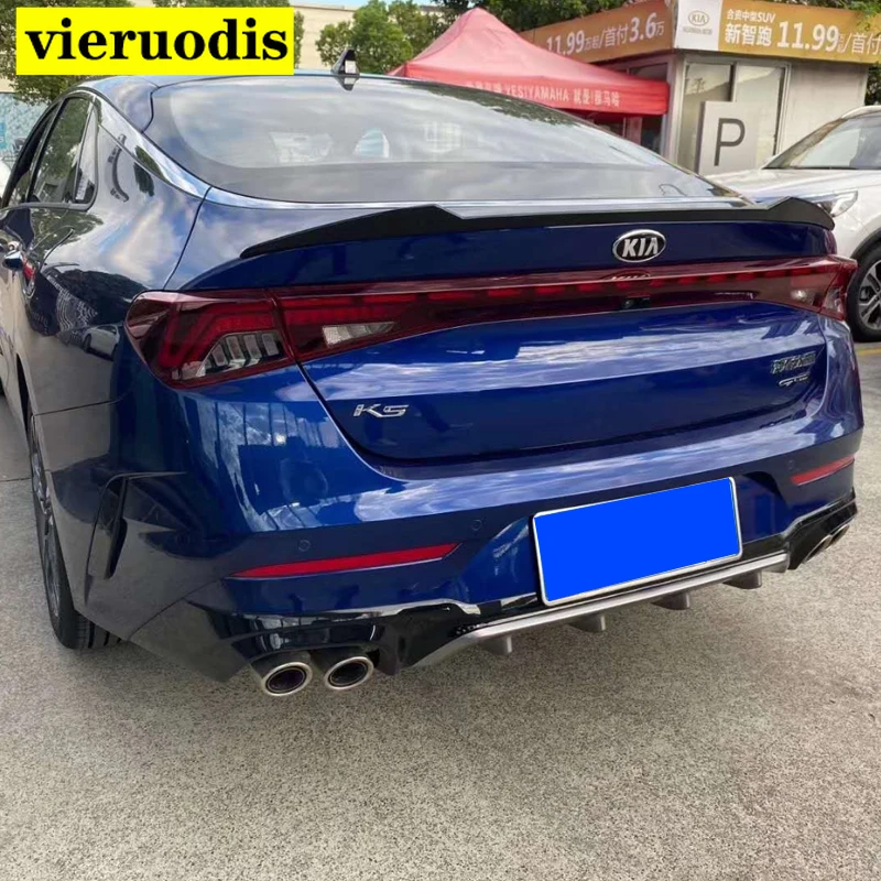 

Спойлер черный задний для KIA K5 optima 2020 2021, из АБС-пластика