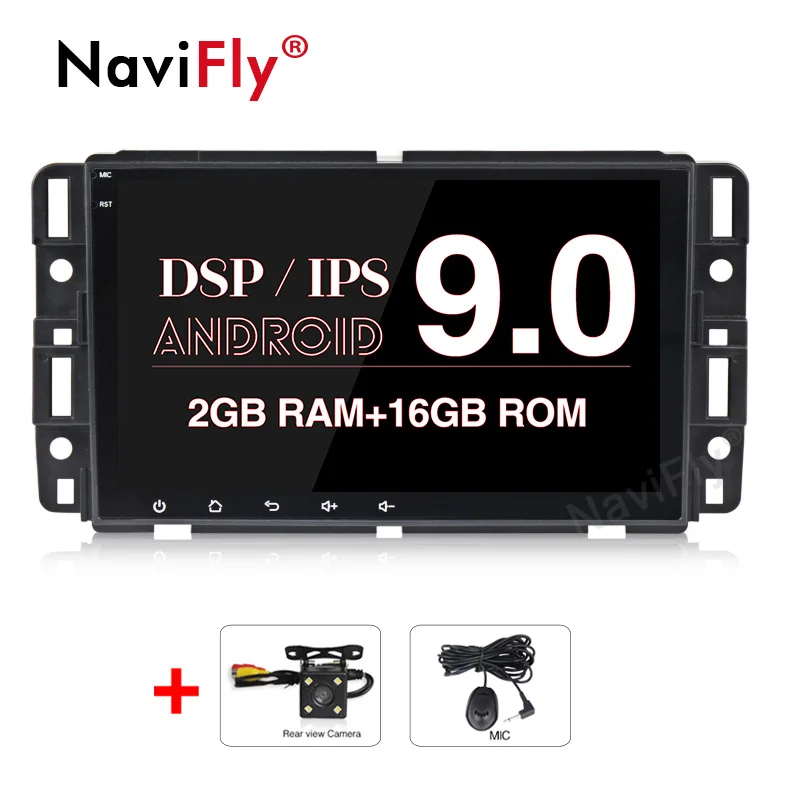 " ips DSP Android 9,0 8 ядерный Автомобильный gps навигация для GMC Yukon Sierra Tahoe Acadia Suburban Chevrolet Enclave Автомобильный dvd Радио gmc - Цвет: 4Core 2G Camera
