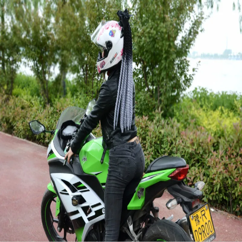 Новый Фристайл мотоциклетный шлем ручной работы дреды Украшение Панк грязная