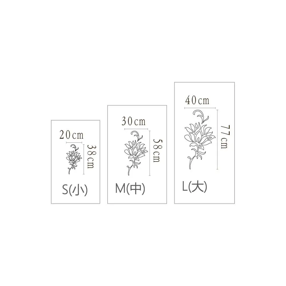 Зеркальные наклейки для украшения комнаты ванной 3D Настенный декор всего тела