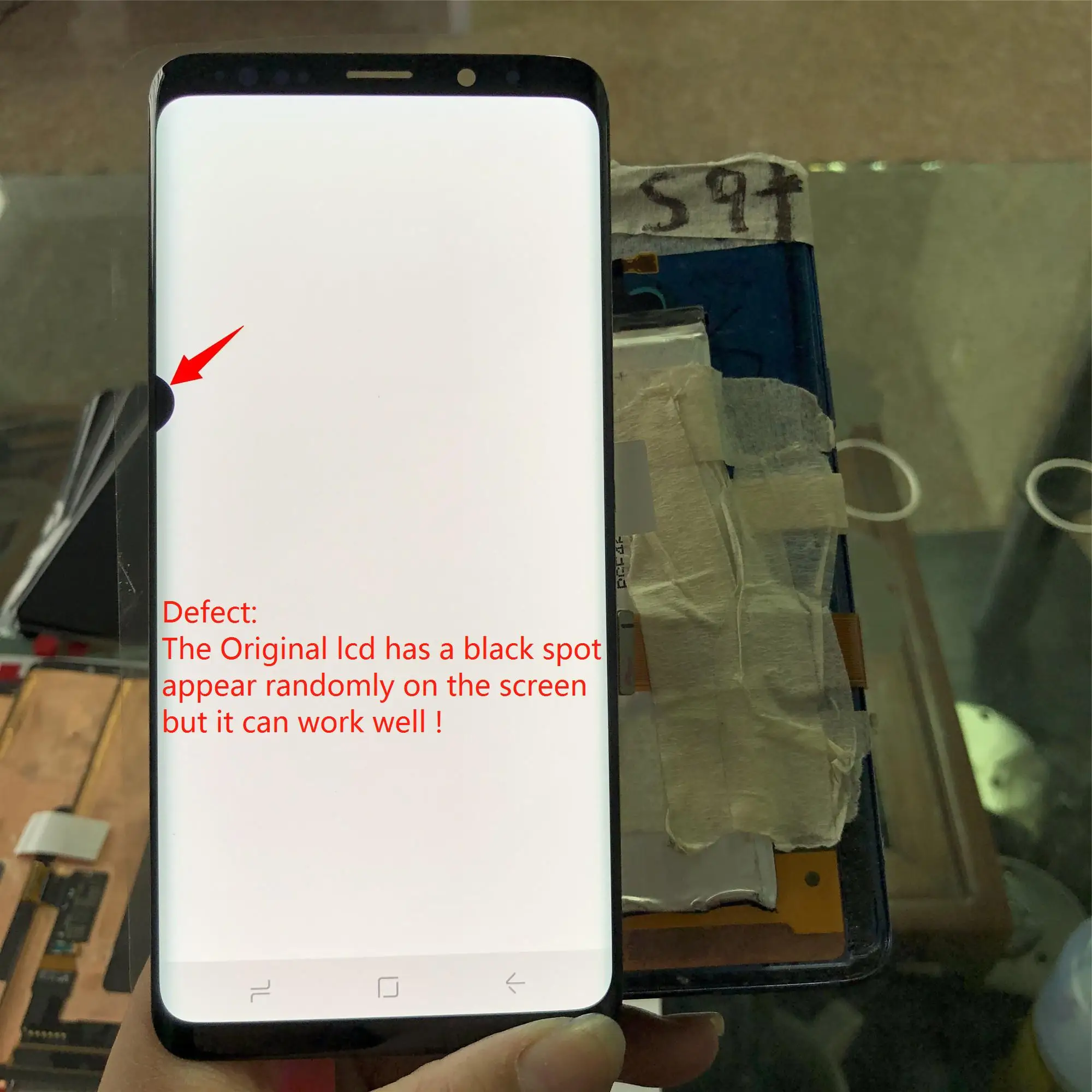 100% супер AMOLED LCD для Samsung Galaxy S9 G960 PLUS G965 дисплей сенсорный дигитайзер сборка +