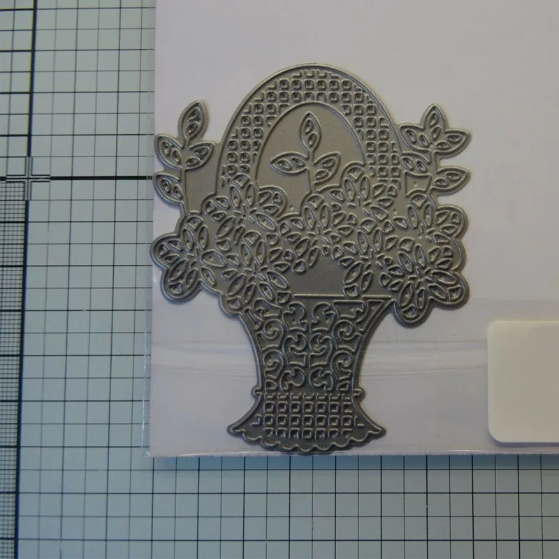 Цветущая корзина металлические штампы трафареты для цветов высечки