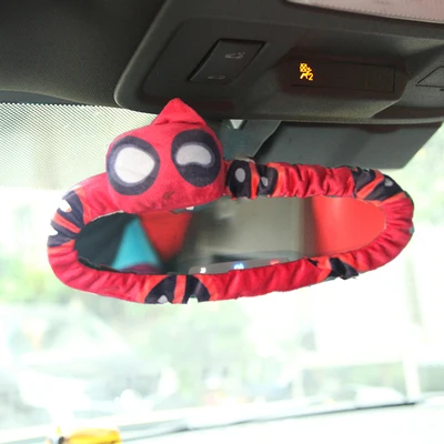 Украшение автомобиля зеркало милый мультфильм товары для креативное заднего