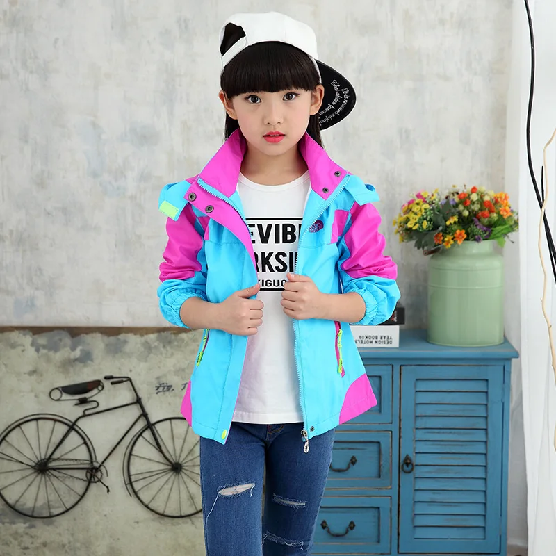 

New Jackets Coats Girls Clothes Baby Girl 3-13Year Jacket Clothes Girl Baby Little Girl Boutique Coat Mauntaineering Jackts 2021