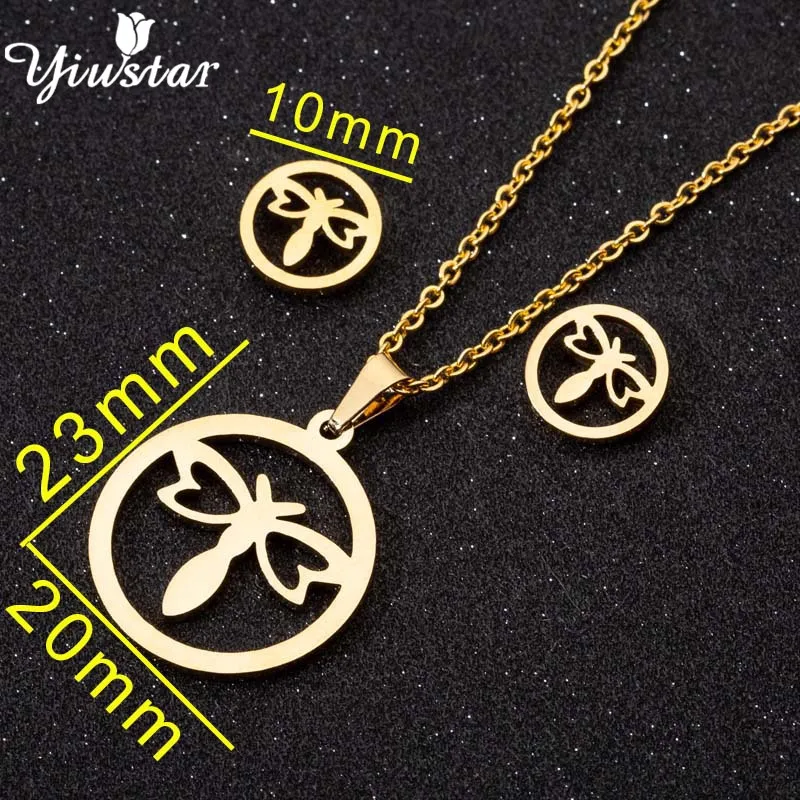 62g Yiustar Романтический Микки маленькие Сережки для женщин, девушек, детей мультфильм подвеска мышь Ожерелье Ювелирные наборы повседневное животное Bijoux - Окраска металла: 62g