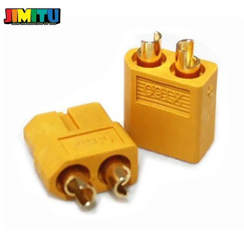 JIMITU 10 шт./5 пар XT60 штекер/гнездо цилиндрический RC коннектор аккумулятора вилки для