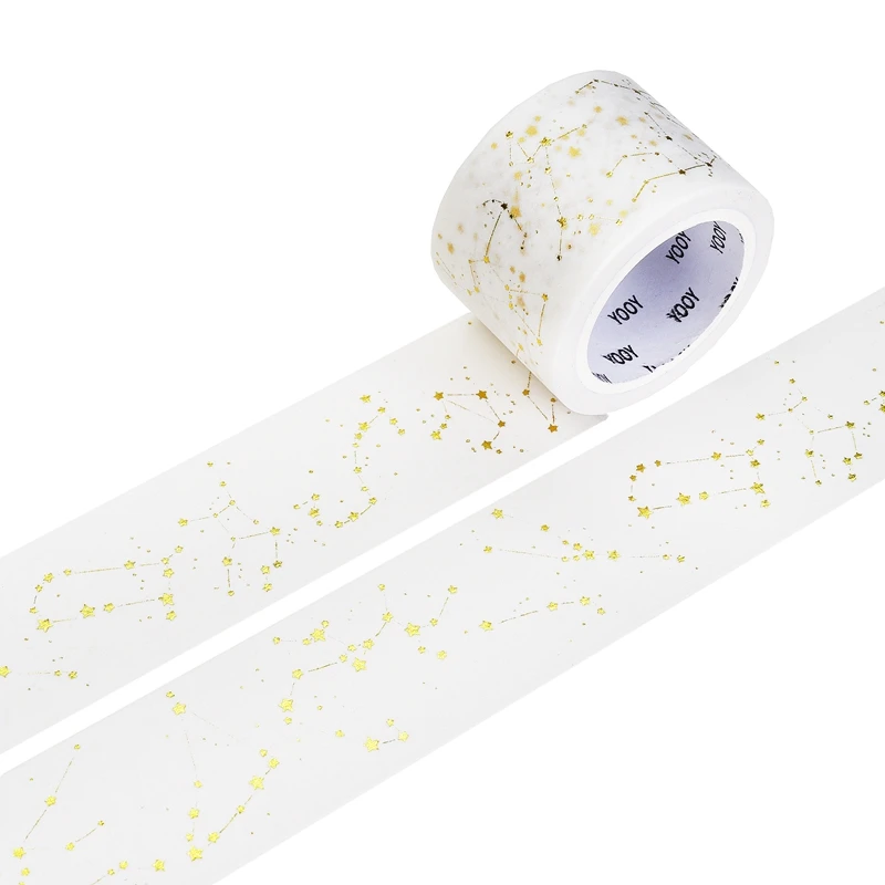 1 рулон 3 см широкая Васи маскирующая лента креативная позолота Созвездие клейкая
