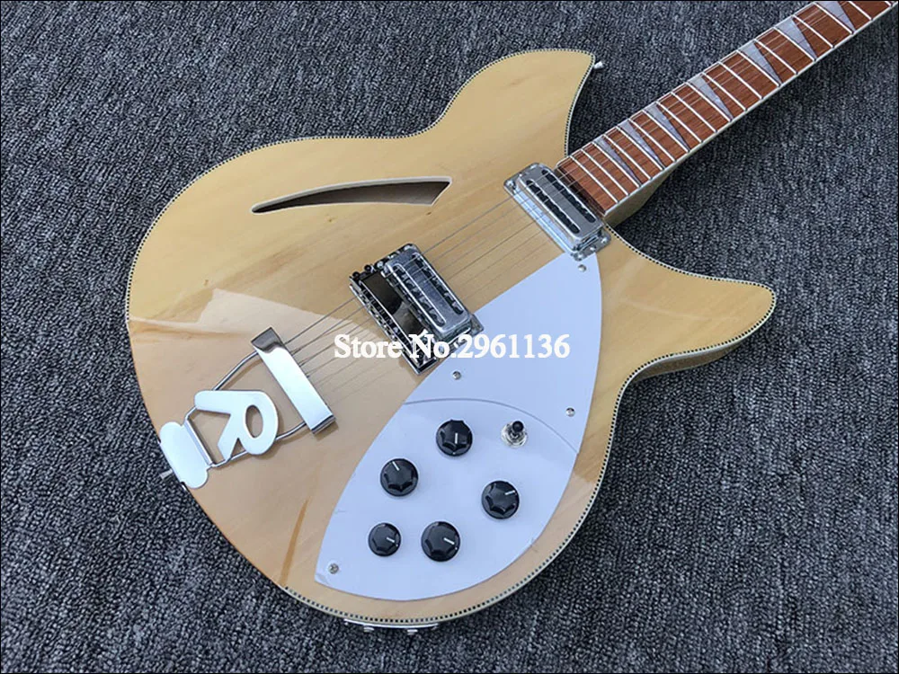 hohe qualität 6 string e gitarre ricken 360 elektrische gitarre klare farbe körper mit palisander griffbrett kostenloser versand free glob