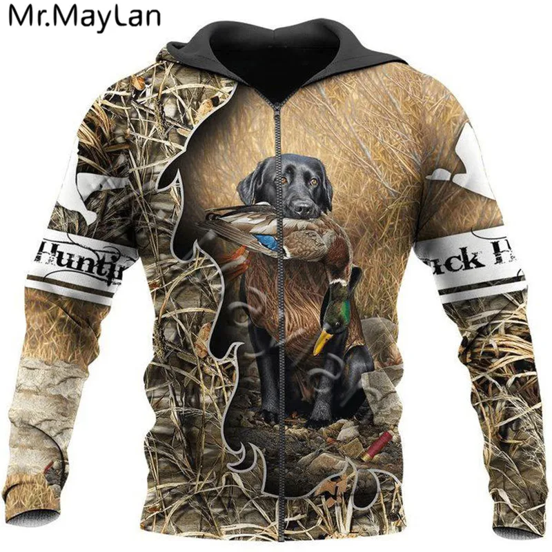 

Duck Hunting 3D Print Hoodies men/women Harajuku Fashion Hooded Sweatshirt Autumn Hoody Casual streetwear hoodie Drop ship SL103