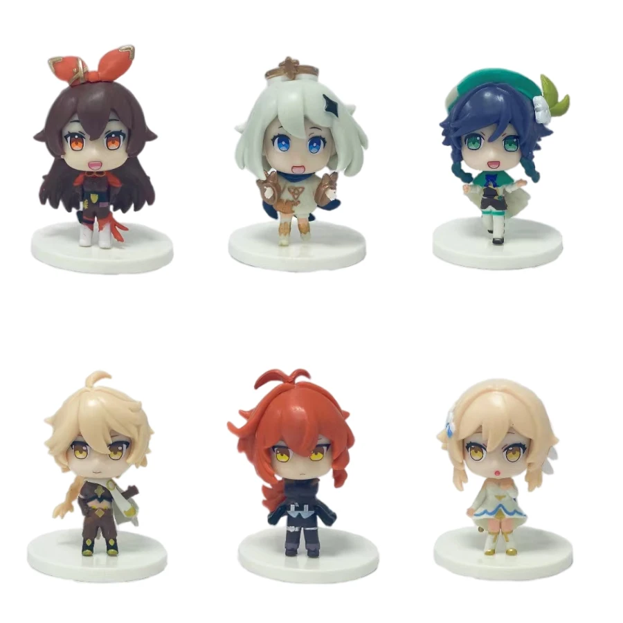 

Фигурка аниме «паймон», 6 шт./компл. Genshin Impact Paimon, фигурка «паймон», Коллекционная модель, куклы, игрушки