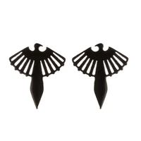 wangaiyao girl personality stainless steel phoenix bird stud earrings fashion animal ear jewelry