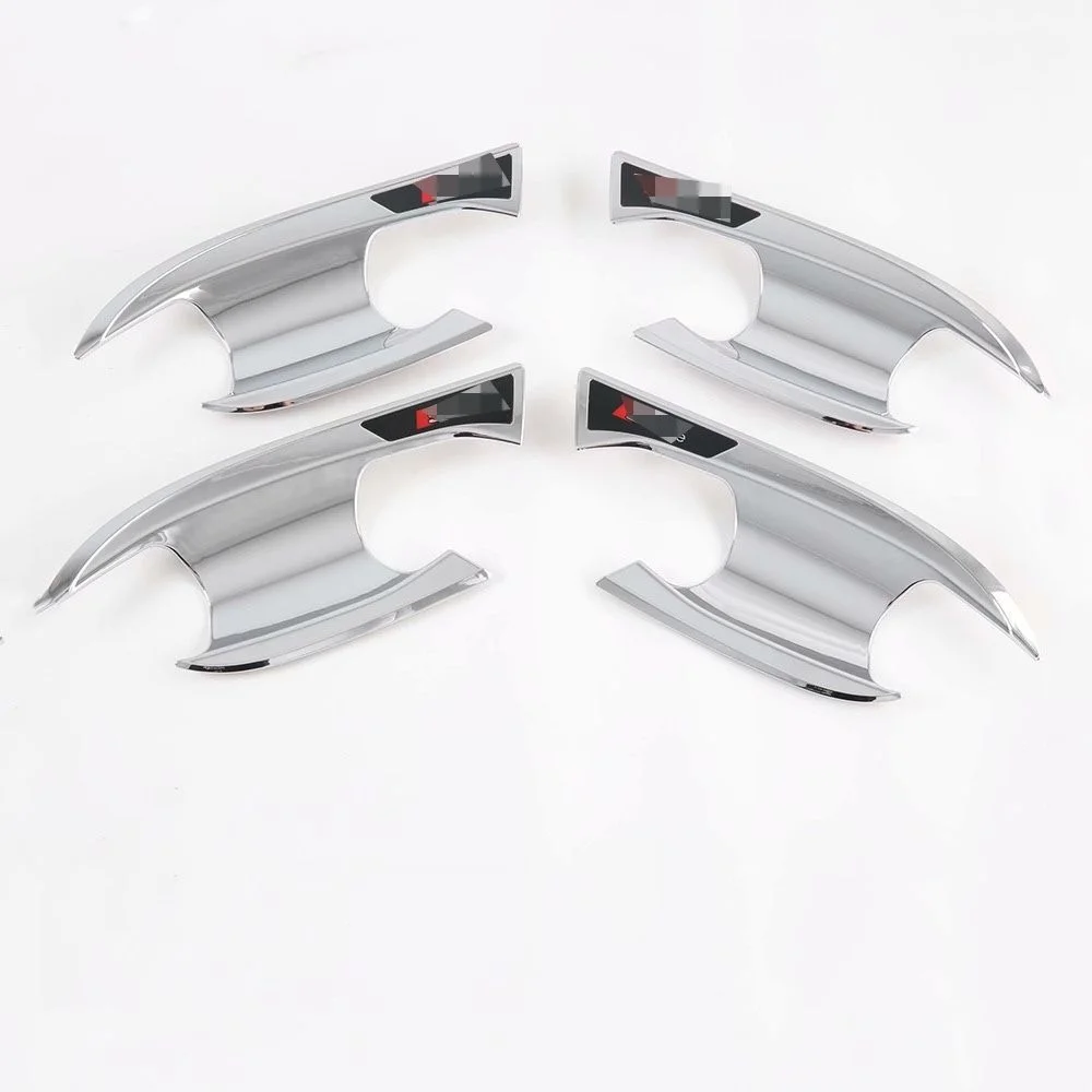 

Подходит для модифицированного украшения дверной чаши 21 Audi A3L, азиатское серебряное Внешнее украшение двери, яркая ручка