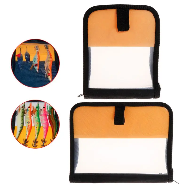 Сумка для хранения рыболовные снасти прозрачный пластиковый портативный