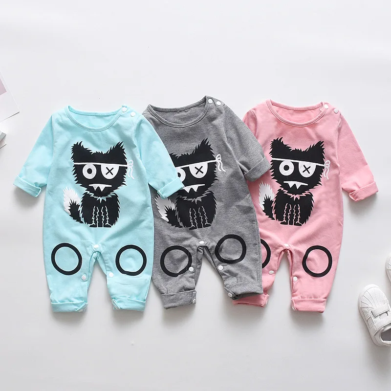 

Cartoon Baby romper cotton baby boy long sleeve newborn jumpsuit unisex girl playsuit toddler clothing set infant pants clothes