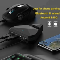 free wolf g5 mobile gamepad gaming keyboard mouse converter for iphone ios android phone bluetooth 4 1 adapter plug and play