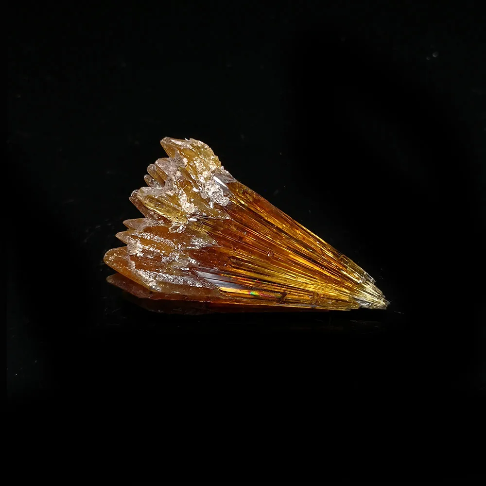 

22 г A5-2sun Натуральный камень желтый кальцит минеральное стекло образец украшения дома из провинции Гуйчжоу Китай (материк)
