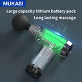MUKASI LCD Display Pulse Massage Gun Electric Massager Deep Muscle Relaxation For Body Neck Shoulder Back Fitness Pain Relief