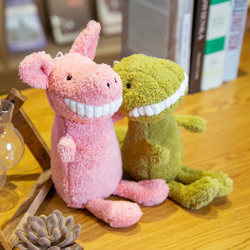 

New Creative Wedding Smile Big Tooth Plushie Toy Stuffedd Animals Doll Children Appease Doll Birthday Gifts