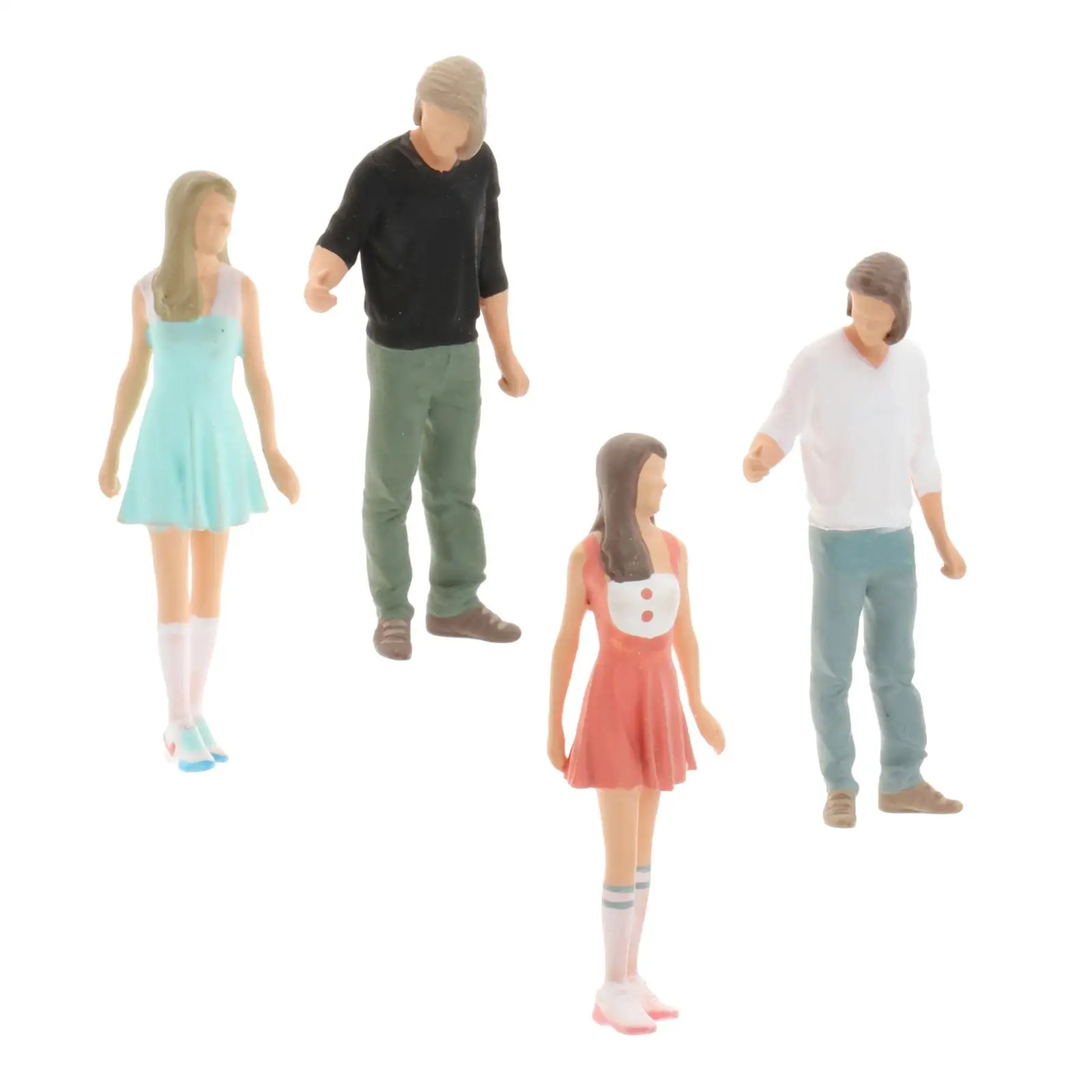 

1:64 Scale Resin Model Figures Model People Figures for Miniature Scenes Decor Toys Doll Street Scenes Decor