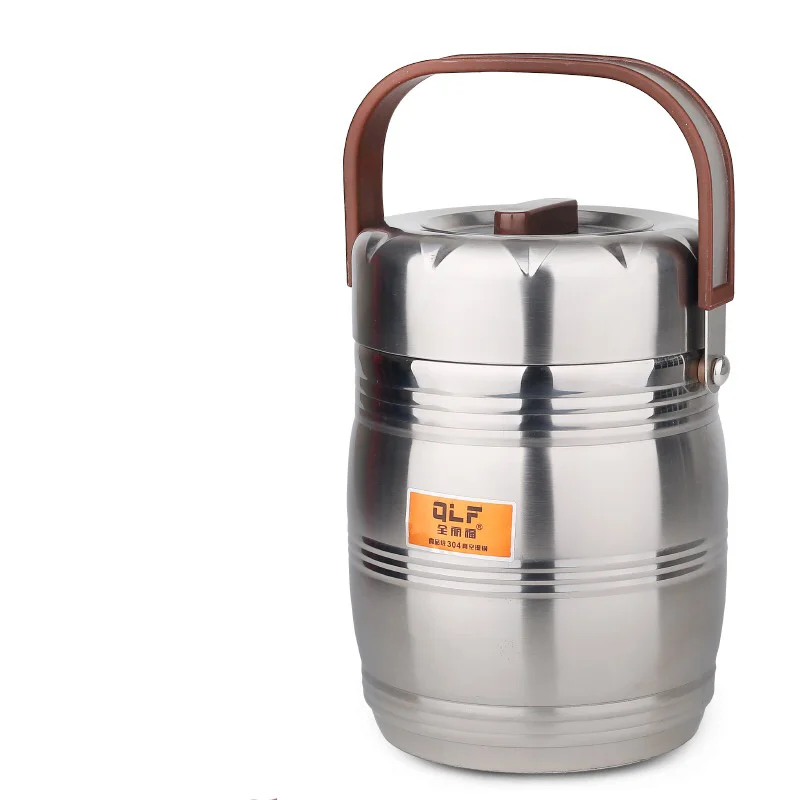 

Stainless Steel Insulated Lunch Box Cooler Barrel 3 Layer Portable Pot Kitchen Accessories Food Box Stainless Steel Bento Box