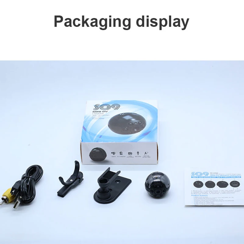 

SQ9 1080P HD Mini Camcorder IR Night Vision Motion Detection DVR 2MP Outdoors Portable Action Micro Camera Video Voice Recorder