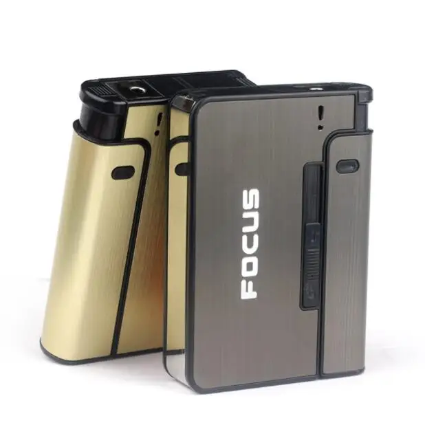 Ультратонкий чехол для сигарет/автоматический всплывающий дым/со слотом