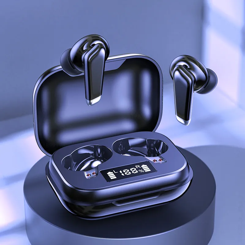 

Mini Bluetooth 5.0 Earphone LED Display Waterproof Wireless Headphone Hifi Stereo Noise Reduction Earbuds Headsets Touch Control