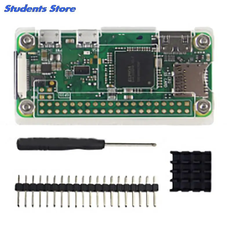 Raspberry Pi Zero чехол стартовый комплект RPi аксессуары + радиатор GPIO 40 контактный