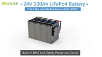deep cycle 5000 times agv gel lto lifepo4 lithium battery 24v 100ah