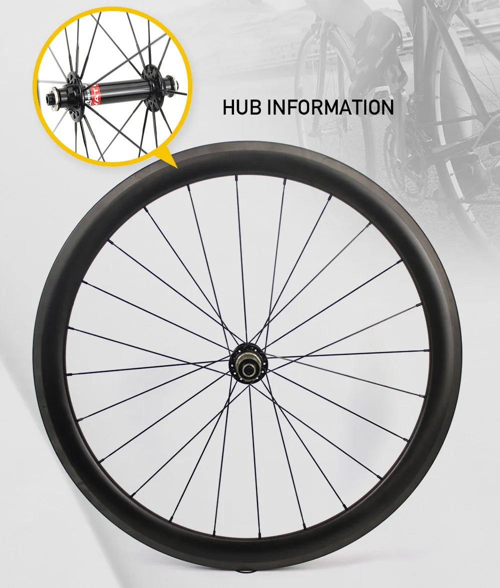 UCI качество 700c углеродное колесо для шоссейного велосипеда Низкопрофильная велосипедная колесная трубчатая бескамерная с NOVATEC прямая тяга ступица столба 1423