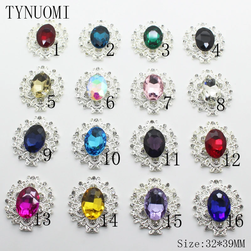 Стразы из сплава и стекла 10/партия 32*29 мм для украшения свадьбы украшенная