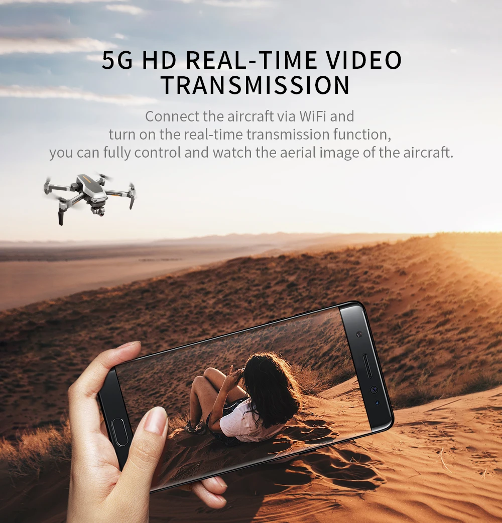 Дрон с двухосевой стабилизационной камерой 4K HD GPS WIFI FPV радиус 5G м | Игрушки и хобби