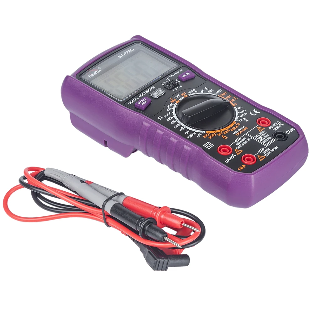 Nicetymeter ST890D Цифровой мультиметр ручной диапазон истинного RMS метр Ручной 6000