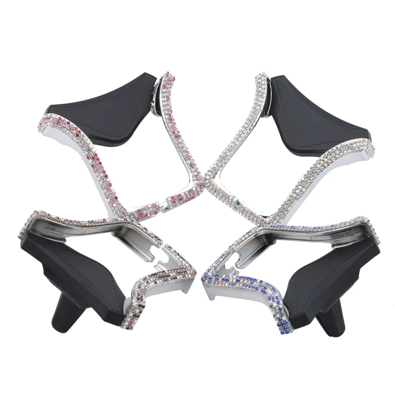 

Universal Car Phone Holder With Crystal Rhinestone Cars Air Vent Mount Clip Cell Phone Holders For iPhone Samsung Car Holder