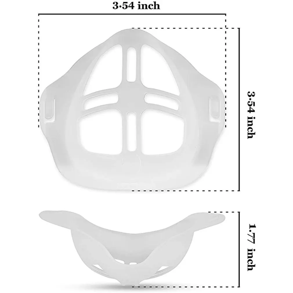 

Anti Stuffy Mask Breathable Inner Cushion PE White Prevent Heat Breathe Freely Parallel Bars Cross Bracket