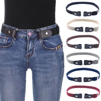mens womens buckle free elastic belts invisible belt for jeans no bulge hassle band