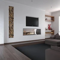inno fire 24 inch fireplace burner insert remote smart home decor