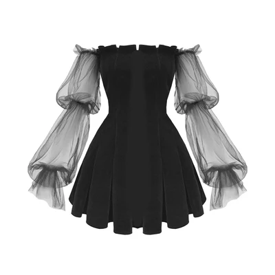 Ruibbit новые готические женские модные черные винтажные элегантные офисные