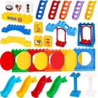 Большой конструктор сделай сам, аксессуары, запчасти, большой размер, шарик для трубопровода, колесо обозрения, морской столб, мост, игрушки, подарки для сборки