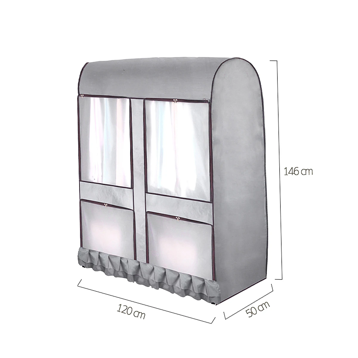 Прозрачный пылезащитный чехол для гардероба вешалка одежды влагостойкий