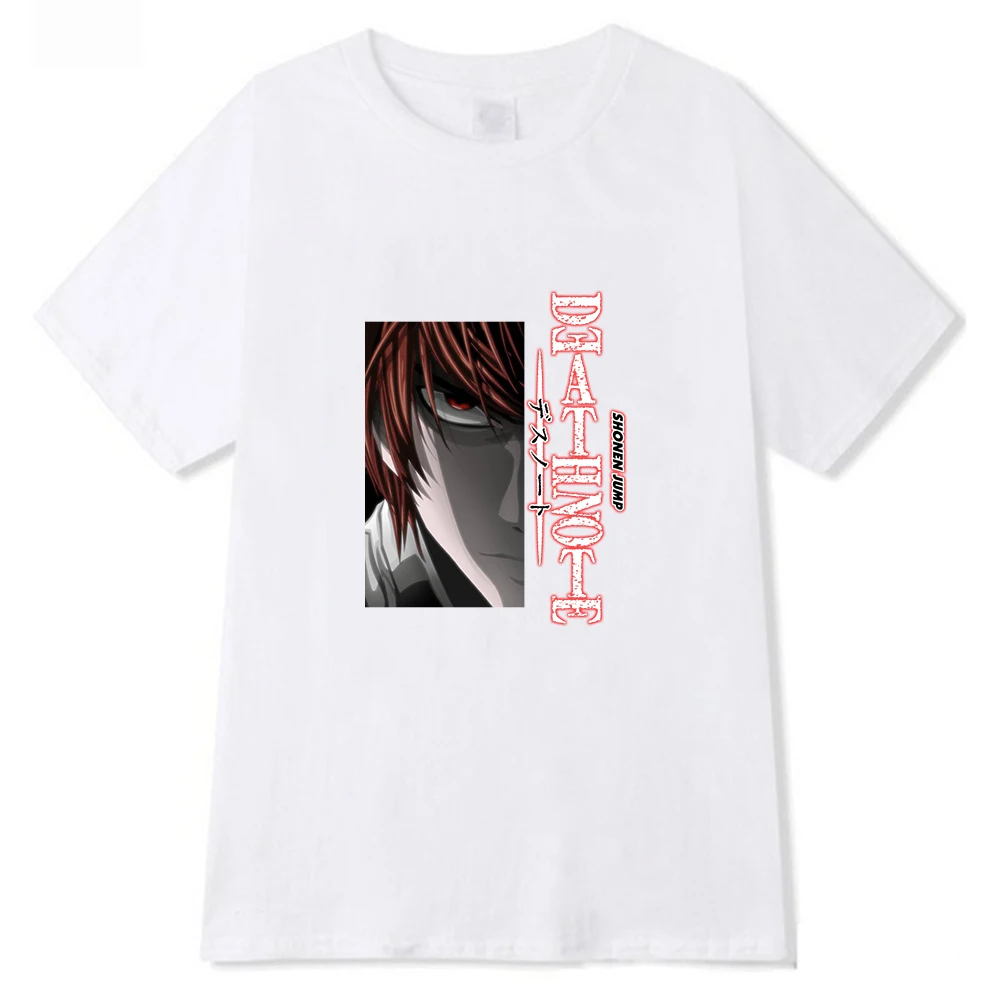 

Death Note Summer Woman/man T-shirt Fashion T Shirt Harajuku Clotehs O-Neck Tshirt