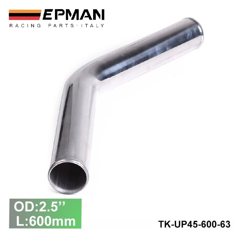 2pcs/unit 63mm 2.5&quot 45 Degree Aluminum Turbo Intercooler Tube piping L:600 mm For BMW 5 series Facelift EP-UP45-600-63 | Автомобили и