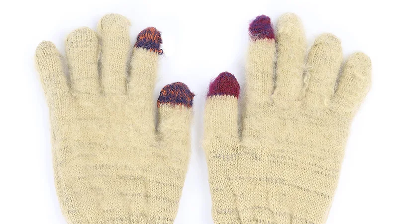 Winter Female Winter Vintage Deer Knitted Gloves Women Thicken Touch Screen Gloves Winter Warm Snow Elk Full Finger Mittens