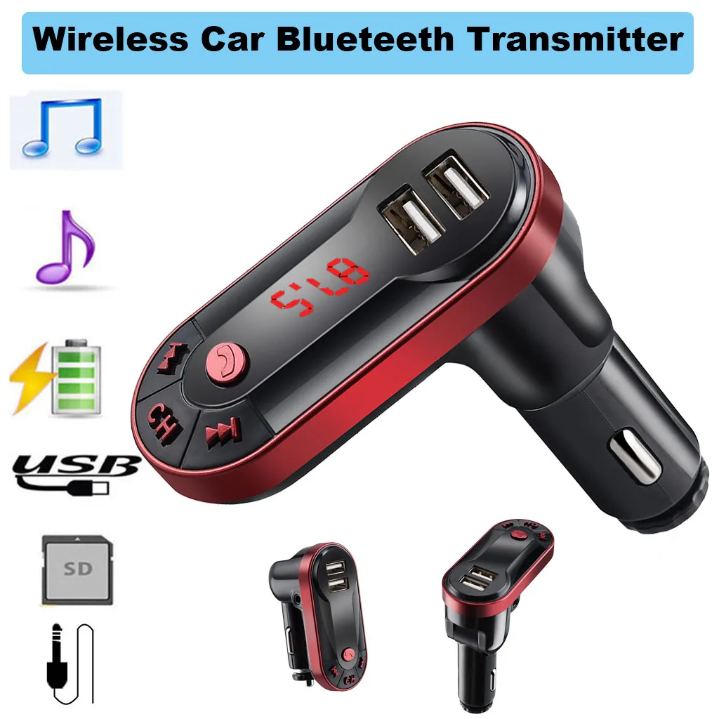 CARPRIE автомобильный комплект громкой связи, беспроводной Bluetooth, fm-передатчик, ЖК-дисплей, Автомобильный MP3-плеер, USB зарядное устройство, fm-модулятор, автомобильные аксессуары