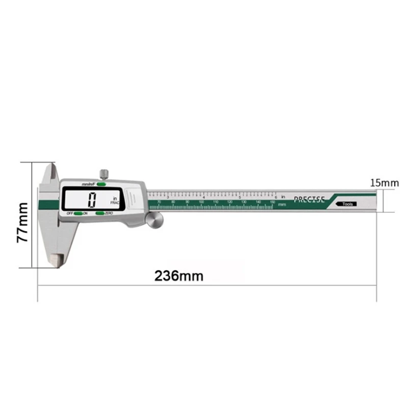 

High Precision Vernier Calipers Installation Renovation Work Stainless Steel LCD Digital Display Measuring Instruments