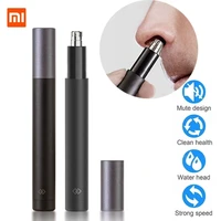 xiaomi youpin hn1 electric nose hair trimmers for men portable nose and ear trimmer hair shaver clipper safety removal cleaner