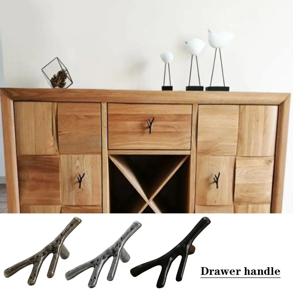 Модная ветка дерева ручка шкафа кухонный шкаф буфет мебельный ящик выдвижная