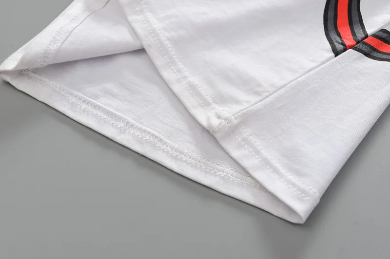 Комплекты летней одежды для маленьких мальчиков модные детские хлопковые