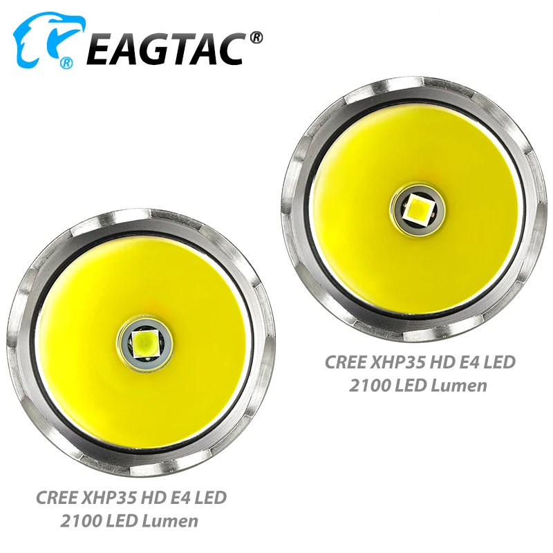 Тактический светодиодный фонарик EAGTAC T25C2 Pro 2100 люмен 18650 для охоты сменный модуль